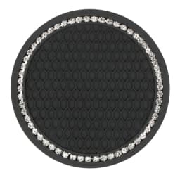 Car Water Cup Pad Holders Non-slip Diamond Rhinestone Rubber Mat for Bottle Holder Coaster Auto Interior Anti-skid Cup Holders