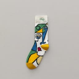 Personality tide socks fashion ins trend graffiti sports couple socks in the tube letter embroidery cotton socks
