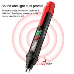 Brake Fluid Tester Auto Car Brake Liquid Digital Tester for DOT3/DOT4/DOT5.1 Accurate Oil Quality Check Pen Sound Light Alarm