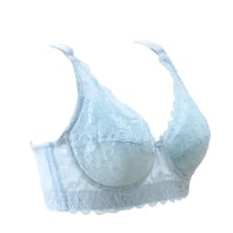 3/4 Cup Women Ladies Sexy Underwear Padded Lace Sheer Bra Large Cup B C D Underwear Women's Bra Sexy lingerie Big Size