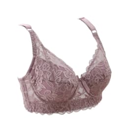 3/4 Cup Women Ladies Sexy Underwear Padded Lace Sheer Bra Large Cup B C D Underwear Women's Bra Sexy lingerie Big Size