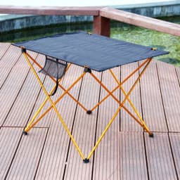 BLUESDEER Ultralight Folding Camping Table Foldable Outdoor Dinner Desk High Strength Aluminum Alloy For Garden Party Picnic BBQ