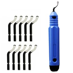 Hand Trimming Knife Deburring Scraper NB1100 Chamfer Trimming Removal Aluminum Alloy Plastic Waste Edge Tool Handle With Blade