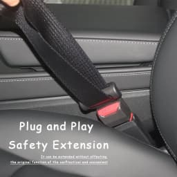 2 PCS Car Seat Belt Clip Extender Safety Seatbelt Lock Buckle Plug Thick Insert Socket Extender Safety Buckle