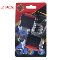 2 PCS Car Seat Belt Clip Extender Safety Seatbelt Lock Buckle Plug Thick Insert Socket Extender Safety Buckle