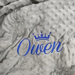 Personalized Bubble Minky Fleece Baby Blanket with Name DIY Custom Toddler Crib Stroller Blanket For Newborn Baby Birthday Gift