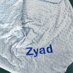 Personalized Bubble Minky Fleece Baby Blanket with Name DIY Custom Toddler Crib Stroller Blanket For Newborn Baby Birthday Gift