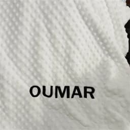 Personalized Bubble Minky Fleece Baby Blanket with Name DIY Custom Toddler Crib Stroller Blanket For Newborn Baby Birthday Gift