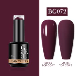 BORN PRETTY Milky Pink Rubber Base Gel Nail Polish Glitter 15ml Semi-Permanent Varnish Soak Off Self Leveling UV LED Gel