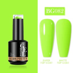 BORN PRETTY Milky Pink Rubber Base Gel Nail Polish Glitter 15ml Semi-Permanent Varnish Soak Off Self Leveling UV LED Gel