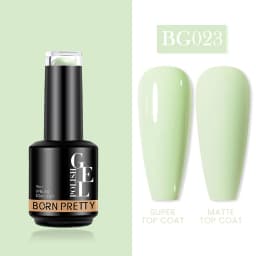 BORN PRETTY Milky Pink Rubber Base Gel Nail Polish Glitter 15ml Semi-Permanent Varnish Soak Off Self Leveling UV LED Gel