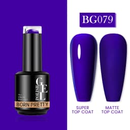 BORN PRETTY Milky Pink Rubber Base Gel Nail Polish Glitter 15ml Semi-Permanent Varnish Soak Off Self Leveling UV LED Gel