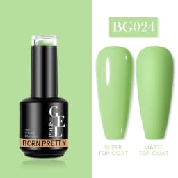 BORN PRETTY Milky Pink Rubber Base Gel Nail Polish Glitter 15ml Semi-Permanent Varnish Soak Off Self Leveling UV LED Gel