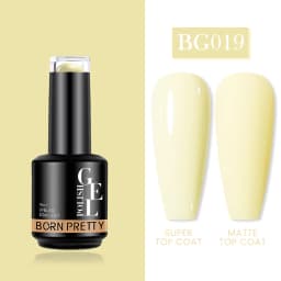 BORN PRETTY Milky Pink Rubber Base Gel Nail Polish Glitter 15ml Semi-Permanent Varnish Soak Off Self Leveling UV LED Gel