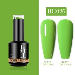 BORN PRETTY Milky Pink Rubber Base Gel Nail Polish Glitter 15ml Semi-Permanent Varnish Soak Off Self Leveling UV LED Gel