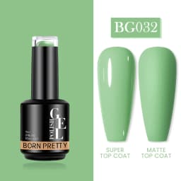 BORN PRETTY Milky Pink Rubber Base Gel Nail Polish Glitter 15ml Semi-Permanent Varnish Soak Off Self Leveling UV LED Gel