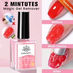 BORN PRETTY Milky Pink Rubber Base Gel Nail Polish Glitter 15ml Semi-Permanent Varnish Soak Off Self Leveling UV LED Gel