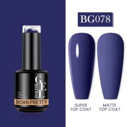 BORN PRETTY Milky Pink Rubber Base Gel Nail Polish Glitter 15ml Semi-Permanent Varnish Soak Off Self Leveling UV LED Gel