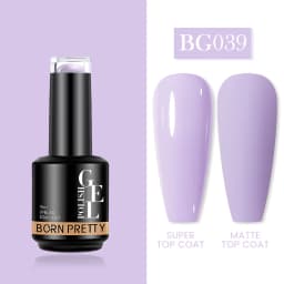 BORN PRETTY Milky Pink Rubber Base Gel Nail Polish Glitter 15ml Semi-Permanent Varnish Soak Off Self Leveling UV LED Gel