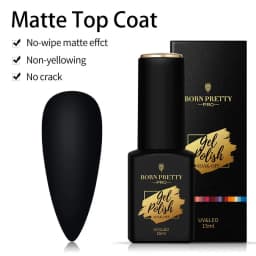 BORN PRETTY Milky Pink Rubber Base Gel Nail Polish Glitter 15ml Semi-Permanent Varnish Soak Off Self Leveling UV LED Gel