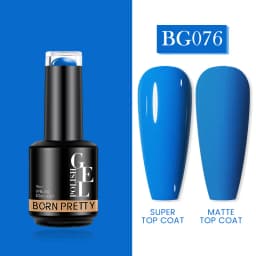 BORN PRETTY Milky Pink Rubber Base Gel Nail Polish Glitter 15ml Semi-Permanent Varnish Soak Off Self Leveling UV LED Gel