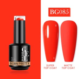 BORN PRETTY Milky Pink Rubber Base Gel Nail Polish Glitter 15ml Semi-Permanent Varnish Soak Off Self Leveling UV LED Gel
