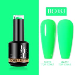 BORN PRETTY Milky Pink Rubber Base Gel Nail Polish Glitter 15ml Semi-Permanent Varnish Soak Off Self Leveling UV LED Gel