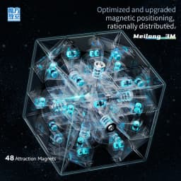 MOYU Meilong M Magnetic Magic Cube 3X3 2X2 Pyraminx Cubing Professional Speedcube 3x3x3 Speed Puzzle Children's Toy Cubo Magico
