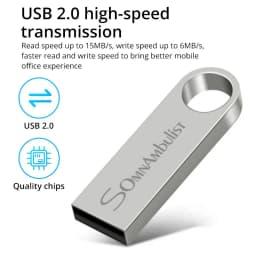 SomnAmbulist Pen Drive 32GB 64GB 128GB High Speed USB2.0 for PC Mobile Mini Pen Drive 16GB 32GB USB Flash Drive 64GB 8GB 4GB