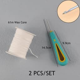 Smokeless Candle Wicks 2.6-20cm Pre-Waxed Cotton Core Wicks with Metal Sustainer Tabs DIY Handmade Candle Making Tools