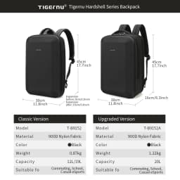 Tigernu Men Backpack 14-15.6inch Laptop Backpack Bag Thin Backpack Anti-theft Bag Male Travel Backpack School Backpacks For Men