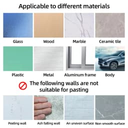 Reusable Double Sided Tape Transparent Nano Glue Seamless Self Adhesive Waterproof Seamless Wall Stickers Washable Tape