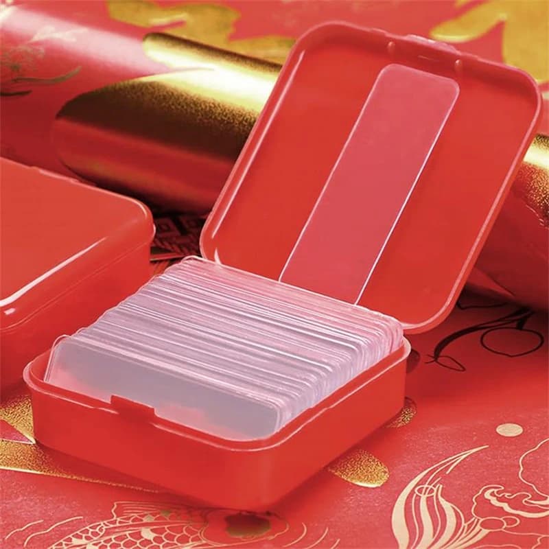 Reusable Double Sided Tape Transparent Nano Glue Seamless Self Adhesive Waterproof Seamless Wall Stickers Washable Tape