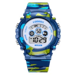 Kids Electronic Watches Color Luminous Dial Life Waterproof Multi Function Luminous Aalarm Clocks Watch For Boys And Girls