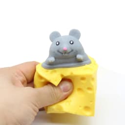 Pop Up Funny Mouse And Cheese Block Squeeze Anti Stress Toy Hide And Seek Figures Stress Relief Fidget Toys For Kids Adult