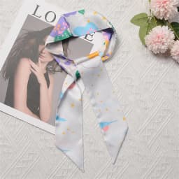 Fashion Skinny Scarf Women Luxury Brand Twill Printing Tie Bag Handle Ribbon Hair Band Women's Headscarf New Design Silk Scarves