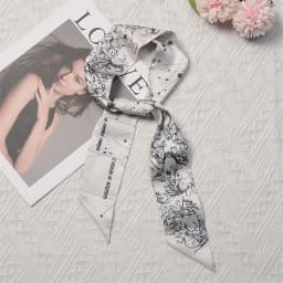 Fashion Skinny Scarf Women Luxury Brand Twill Printing Tie Bag Handle Ribbon Hair Band Women's Headscarf New Design Silk Scarves