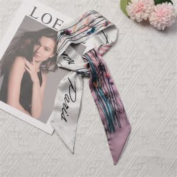 Fashion Skinny Scarf Women Luxury Brand Twill Printing Tie Bag Handle Ribbon Hair Band Women's Headscarf New Design Silk Scarves