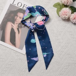 Fashion Skinny Scarf Women Luxury Brand Twill Printing Tie Bag Handle Ribbon Hair Band Women's Headscarf New Design Silk Scarves