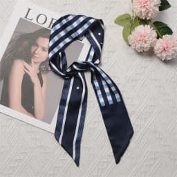 Fashion Skinny Scarf Women Luxury Brand Twill Printing Tie Bag Handle Ribbon Hair Band Women's Headscarf New Design Silk Scarves