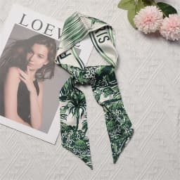 Fashion Skinny Scarf Women Luxury Brand Twill Printing Tie Bag Handle Ribbon Hair Band Women's Headscarf New Design Silk Scarves