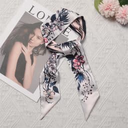 Fashion Skinny Scarf Women Luxury Brand Twill Printing Tie Bag Handle Ribbon Hair Band Women's Headscarf New Design Silk Scarves