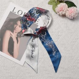Fashion Skinny Scarf Women Luxury Brand Twill Printing Tie Bag Handle Ribbon Hair Band Women's Headscarf New Design Silk Scarves