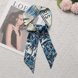 Fashion Skinny Scarf Women Luxury Brand Twill Printing Tie Bag Handle Ribbon Hair Band Women's Headscarf New Design Silk Scarves