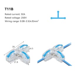 1/5/10 PCS 1 in Multiple Out Fast Electrical Connectors Universal Compact Splitter Wiring Cable Connector Push-in Terminal Block