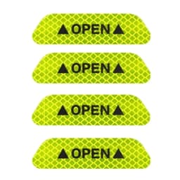 4PCS Car Universal Door Open Reflective Strips Warning Stickers Safety Mark Warning Reflective Auto Exterior Interior Reflector
