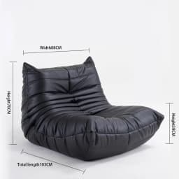 Single Sofa Caterpillar Sofa Balcony Leisure Bedroom Living Room Lie Down or Sleep Lazy Sofa Single Deck Chair