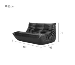 Single Sofa Caterpillar Sofa Balcony Leisure Bedroom Living Room Lie Down or Sleep Lazy Sofa Single Deck Chair