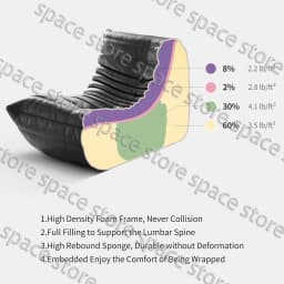 Single Sofa Caterpillar Sofa Balcony Leisure Bedroom Living Room Lie Down or Sleep Lazy Sofa Single Deck Chair