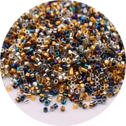 5g/10g 1.6mm Japanese Opaque Metallic Color Glass Beads 11/0 Uniform Loose Spacer Seed Beads for Jewelry Making DIY Sewing